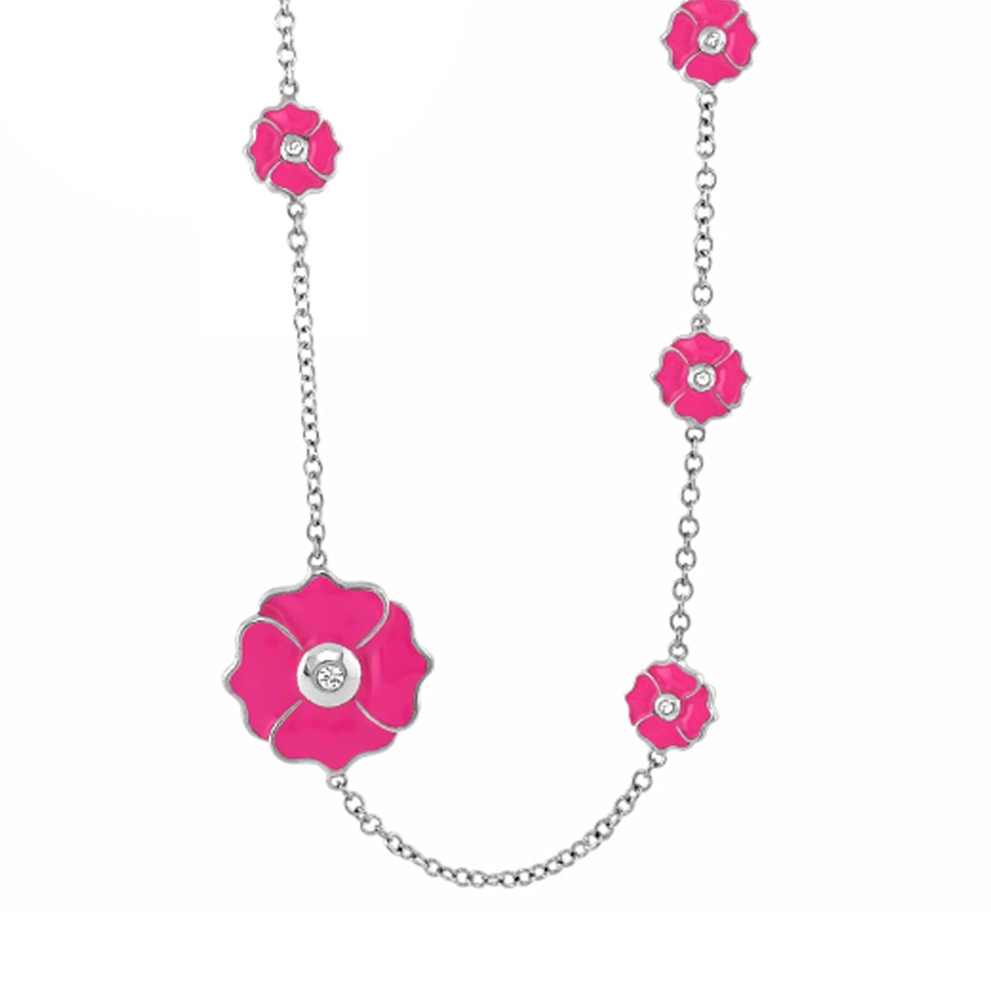 Poppy Love Long Necklace