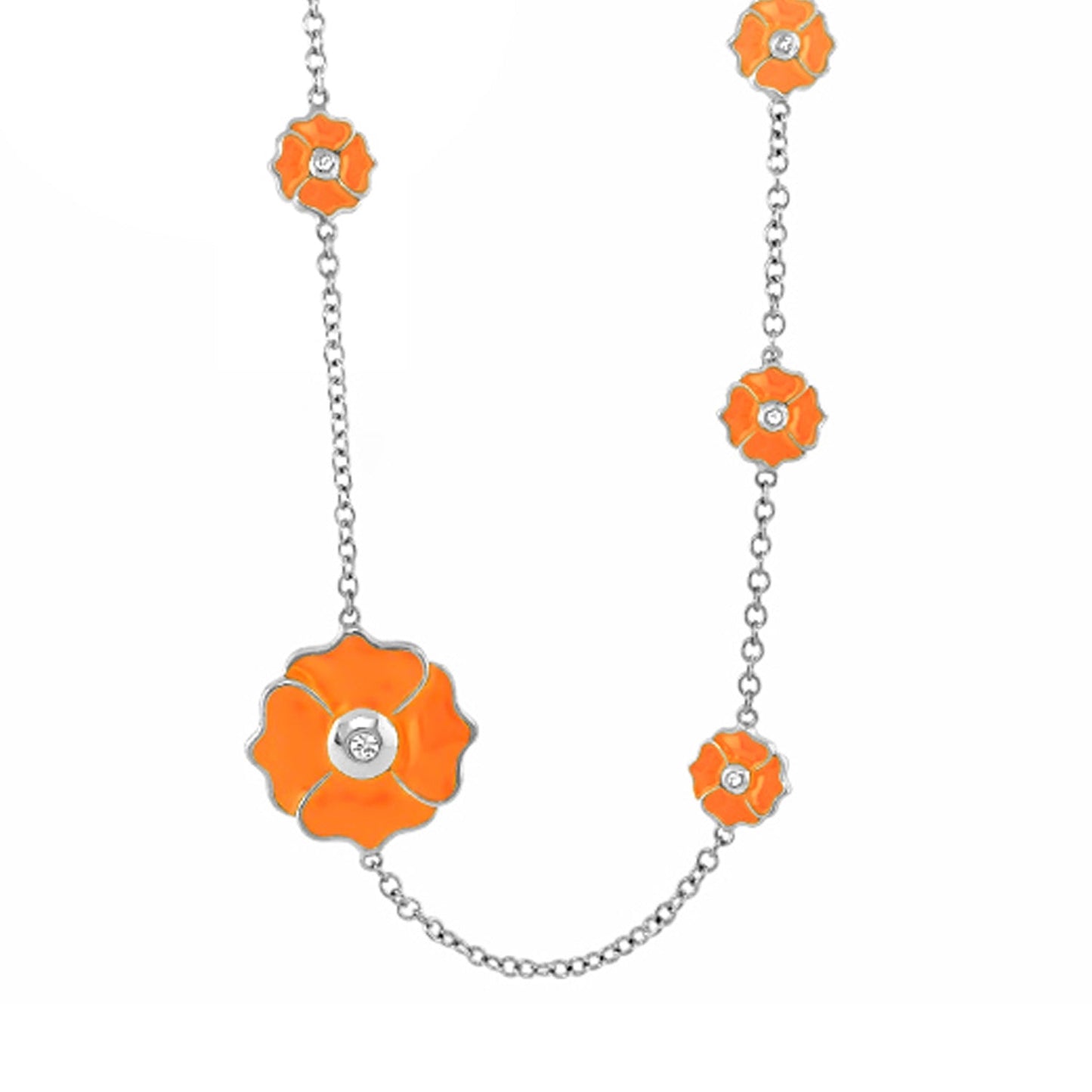 Poppy Love Long Necklace