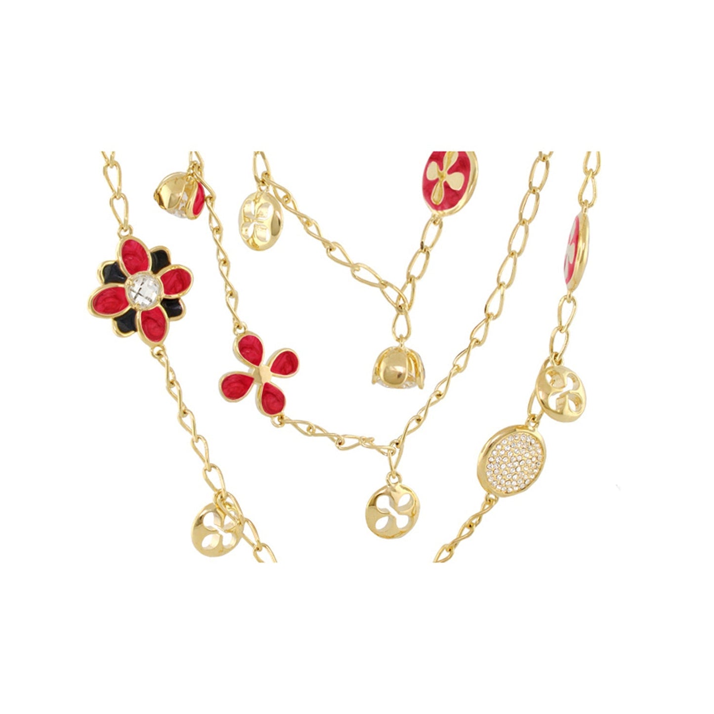 Beautiful Blossom Multi Chain Necklace