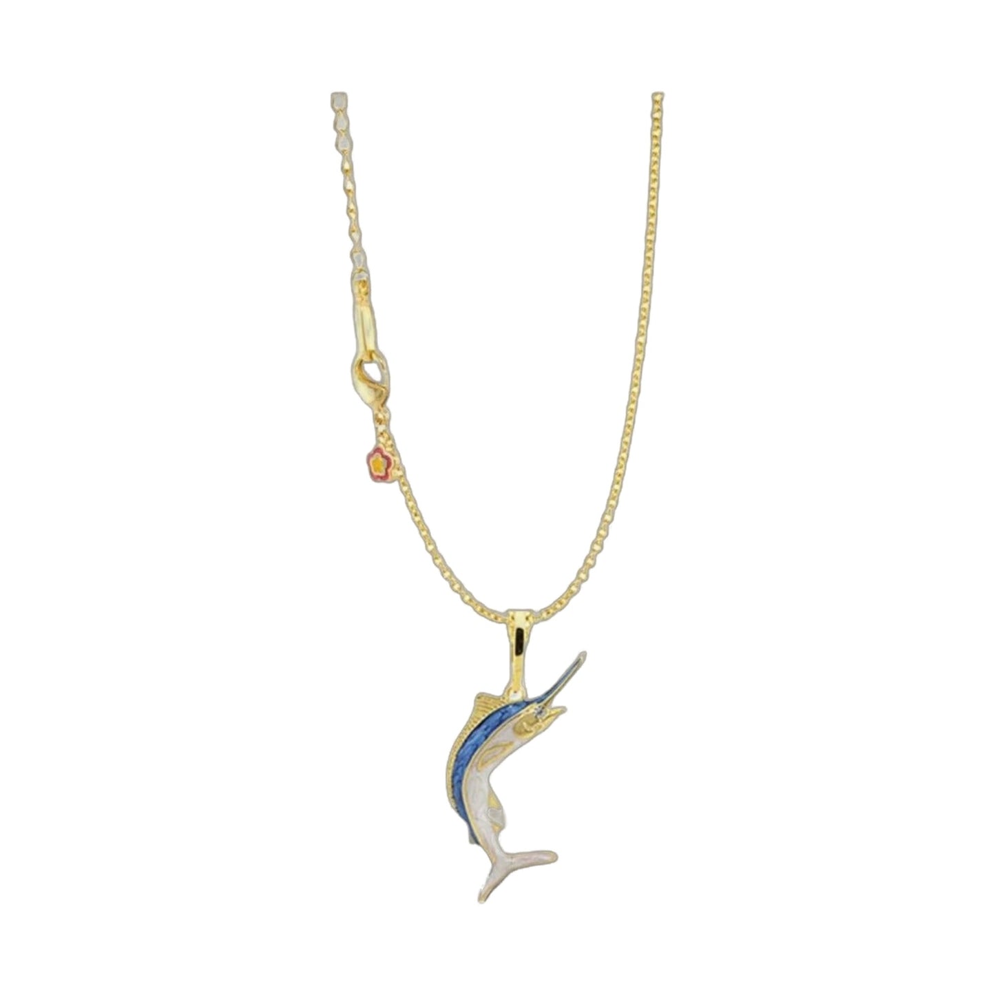 Aloha Marlin Pendant With Chain