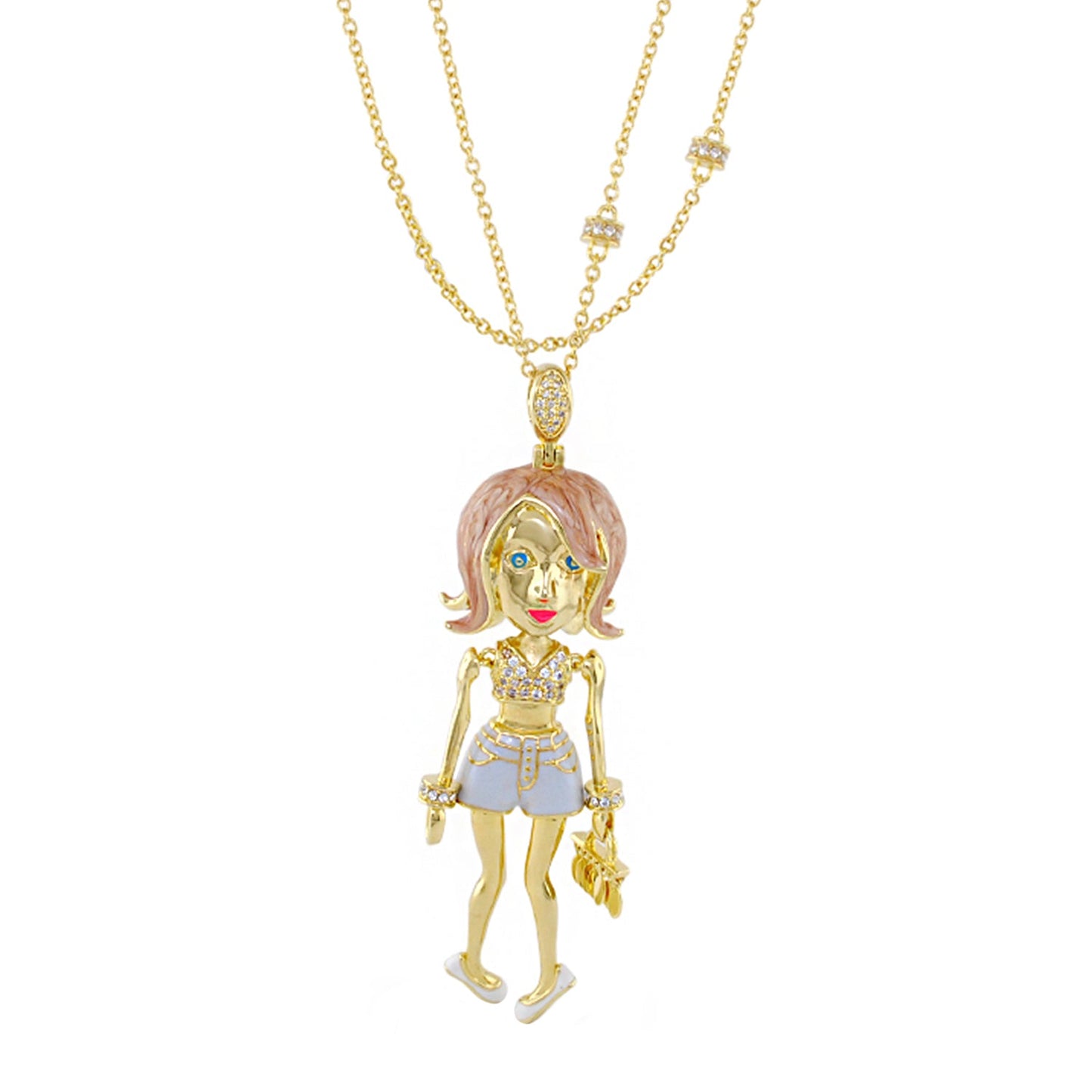 Uptown Girls Pendant Necklace