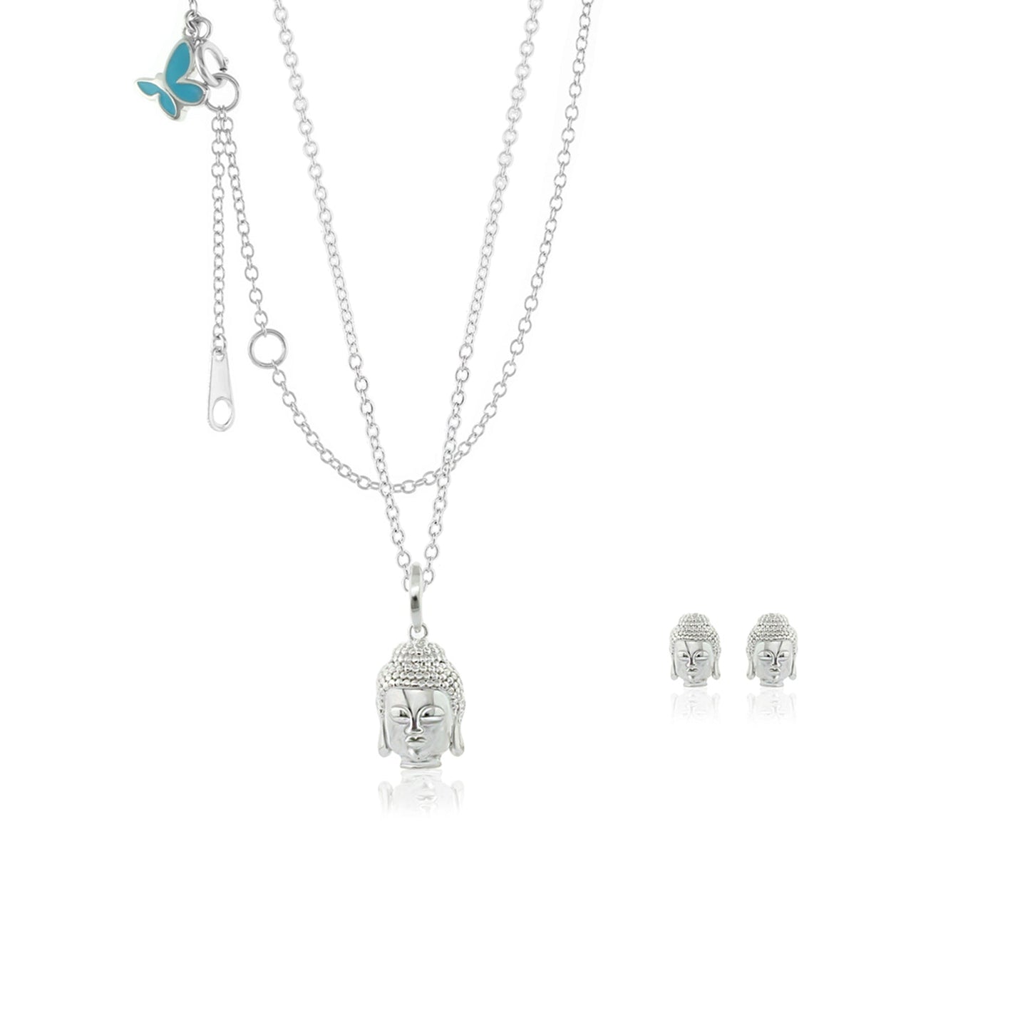 Sydney Leigh Buddah Necklace & Earring Set