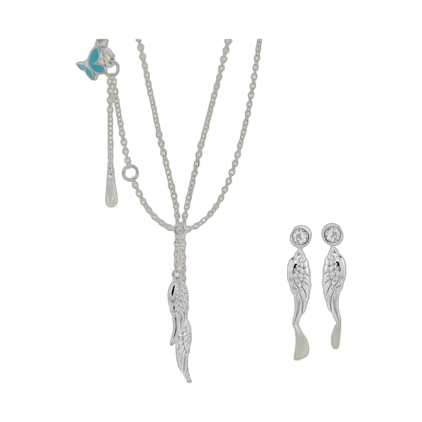 Sydney Leigh Wings Necklace & Earrings Set