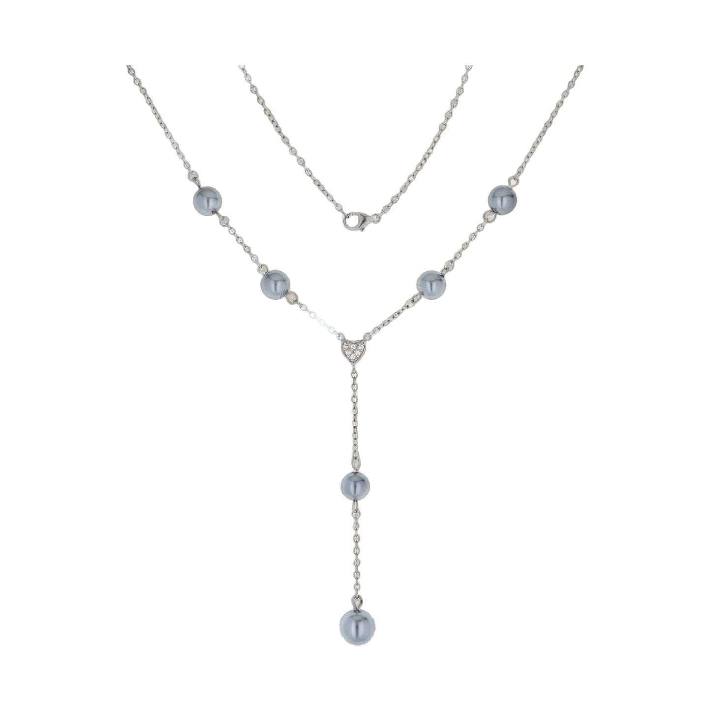 925 Pearl Y Necklace