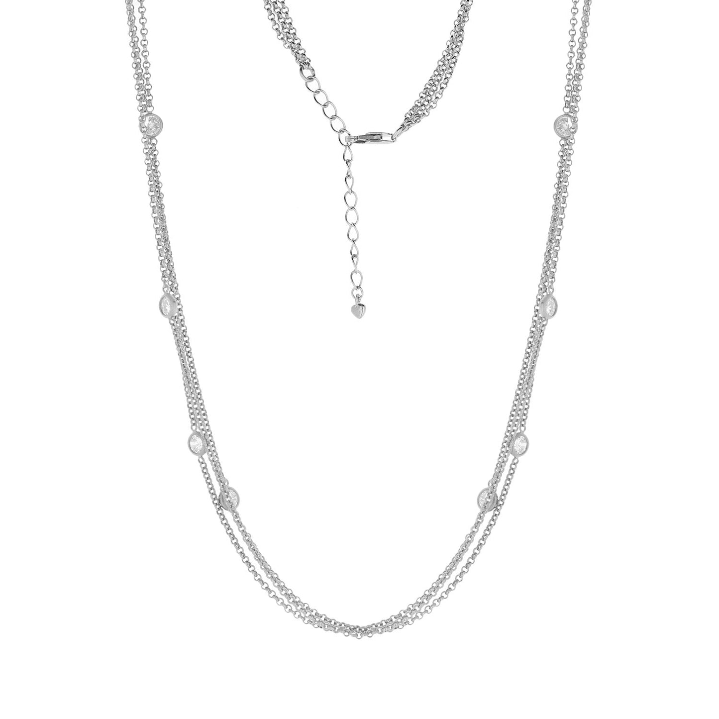 925 Triple Chain Necklace