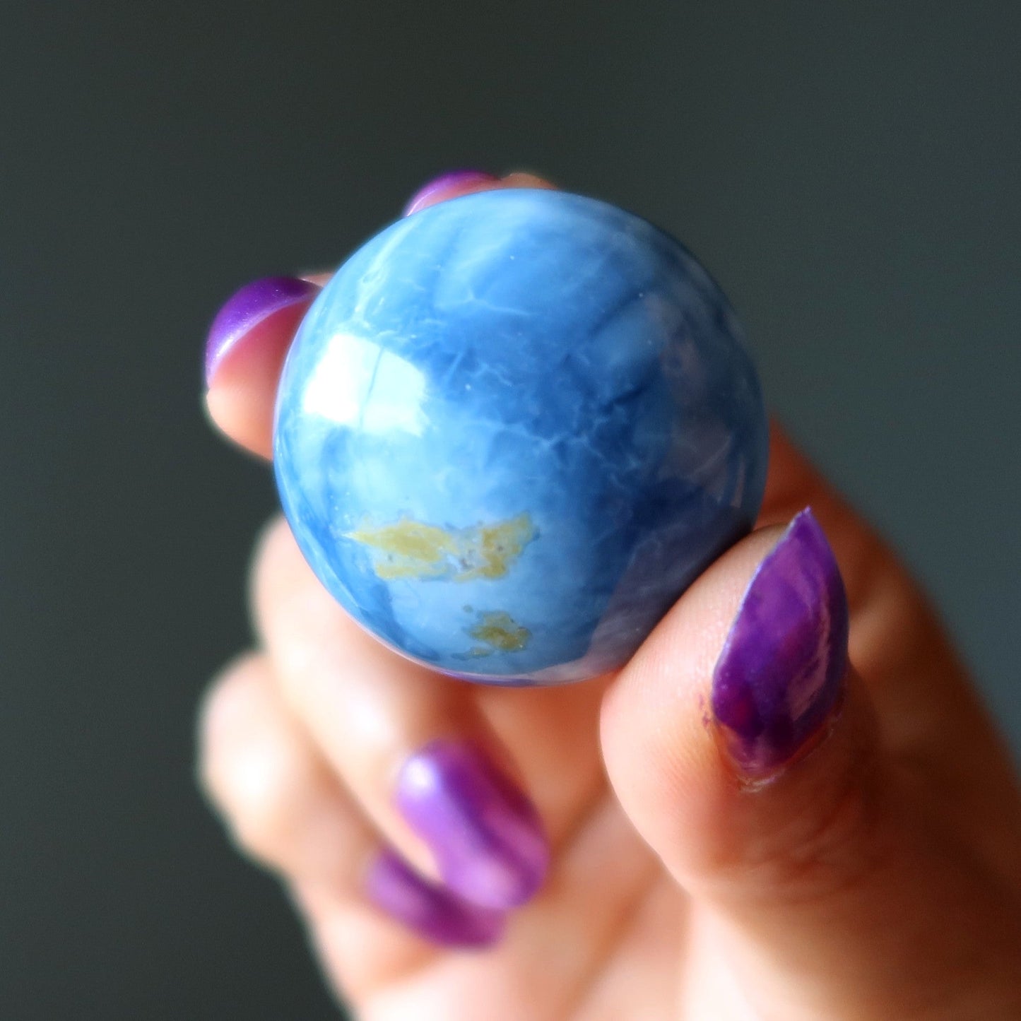 Opal Sphere Sky Blue Imagination Owyhee Crystal Ball