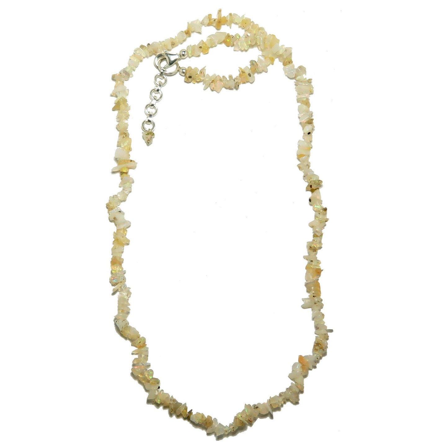 Opal Necklace Ethiopian Gemstone Sterling Silver