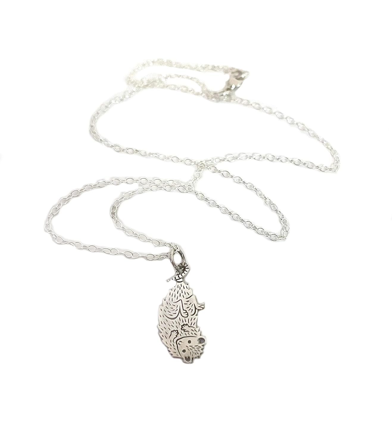 Opossum Possum Charm Sterling Silver Necklace