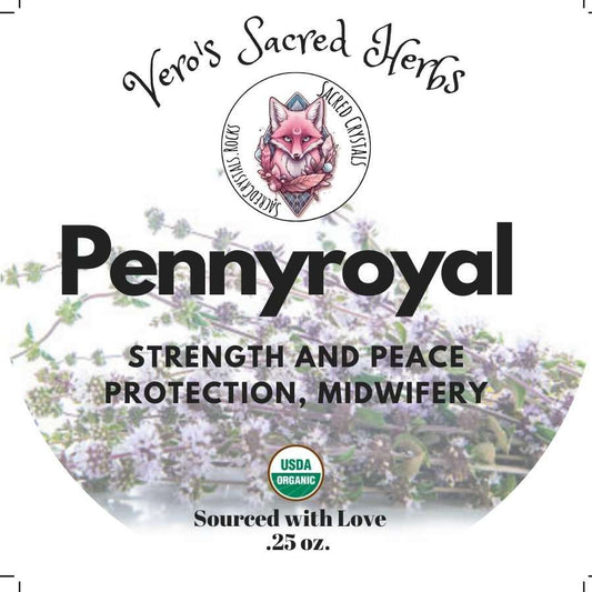 Herb Garden - Organic Pennyroyal Leaf .25oz