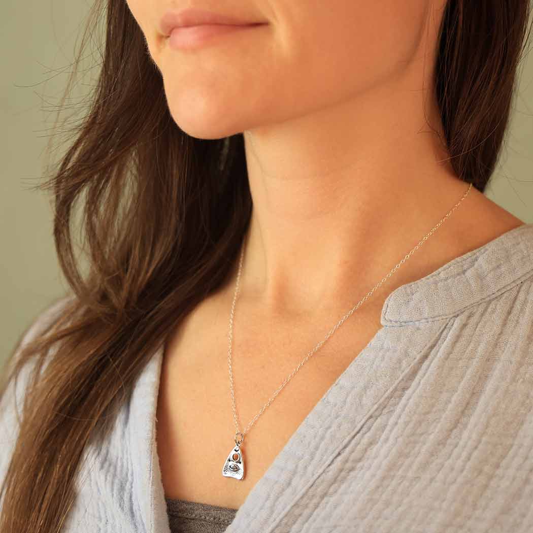 Ouija Planchette Charm Necklace