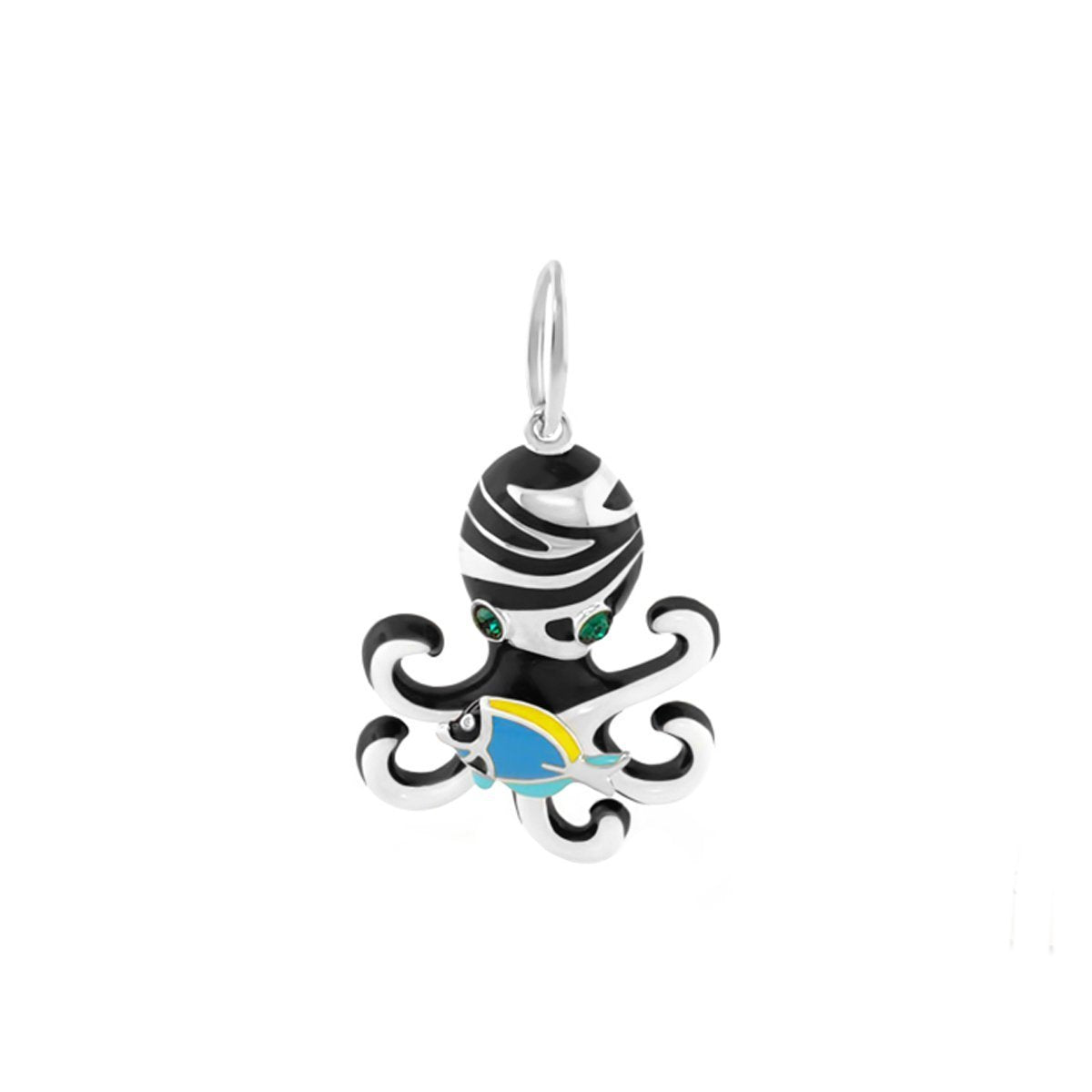 18K Gold Octopus Pendant