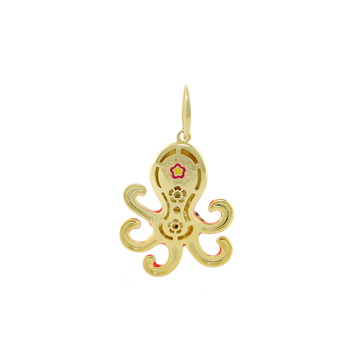 18K Gold Octopus Pendant