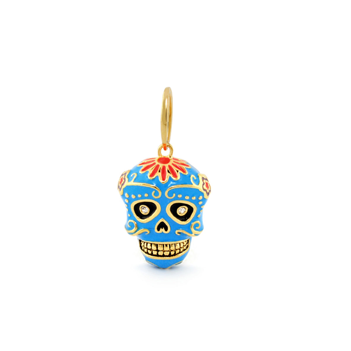 Eau Dia De Los Muertos Skull Pendant