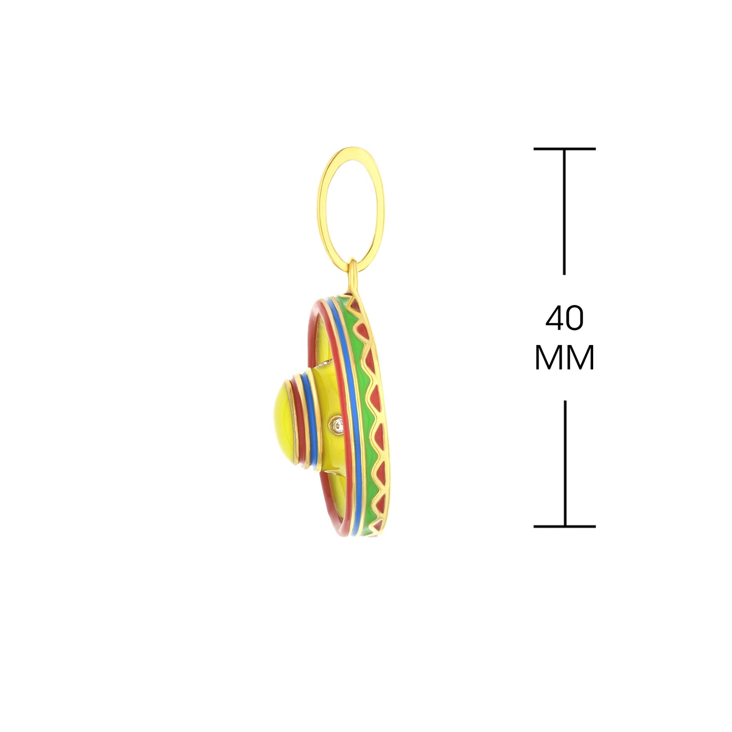 Eau Mexican Sombrero Pendant