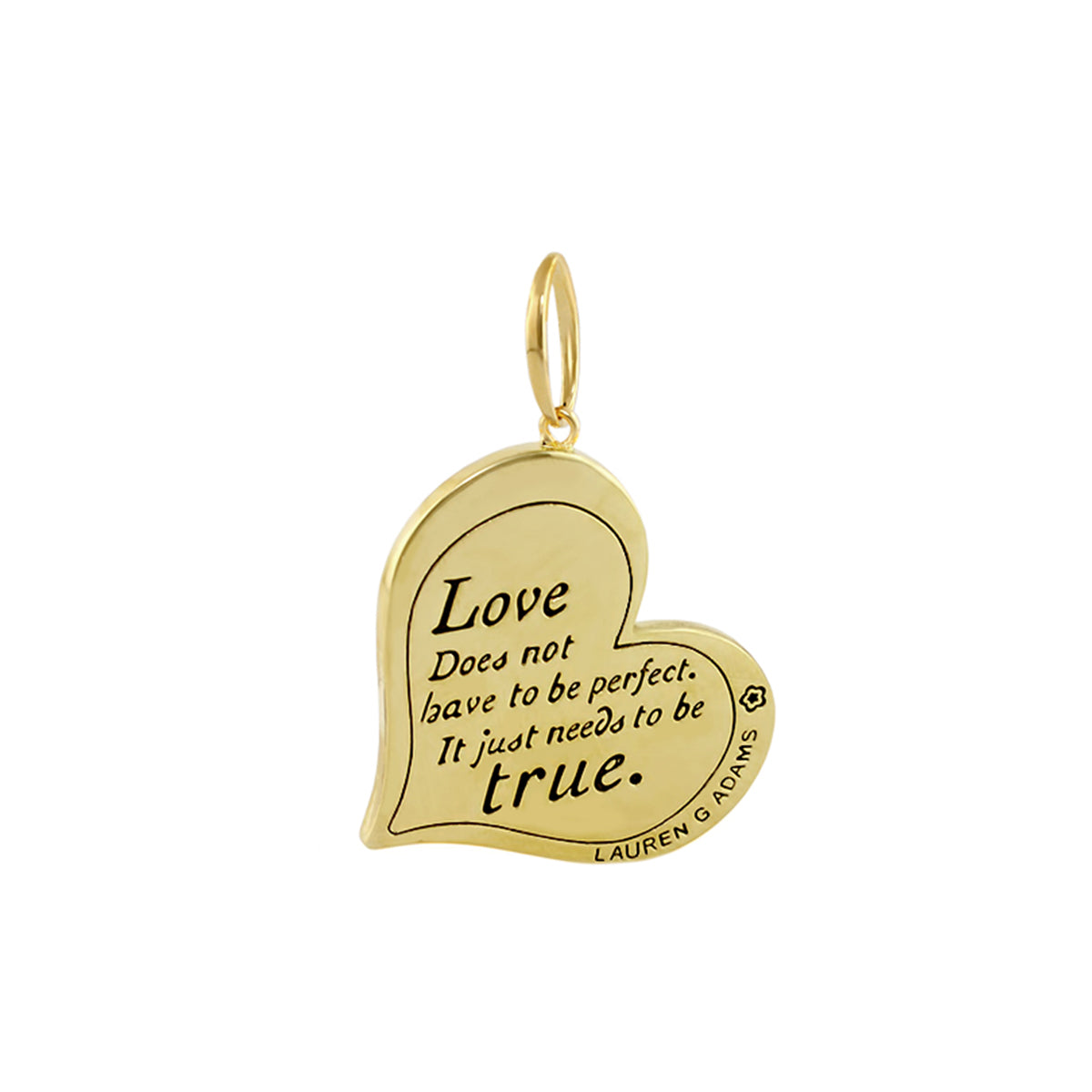 18K Gold Mother of Pearl Pendant