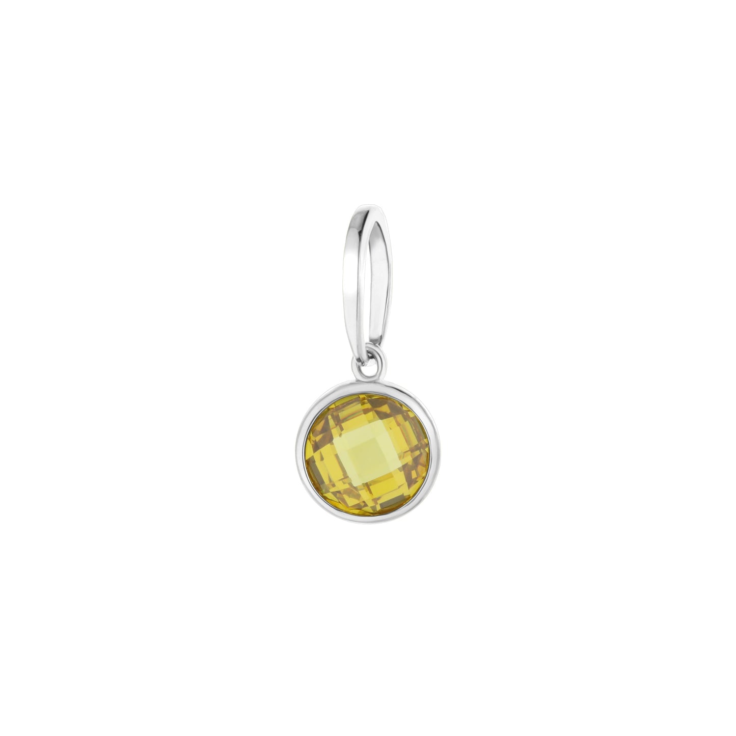 October Birthstone Color Pendant