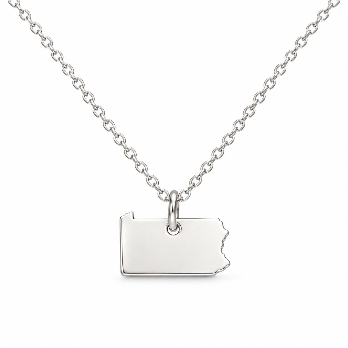 Tiny Pennsylvania State Necklace