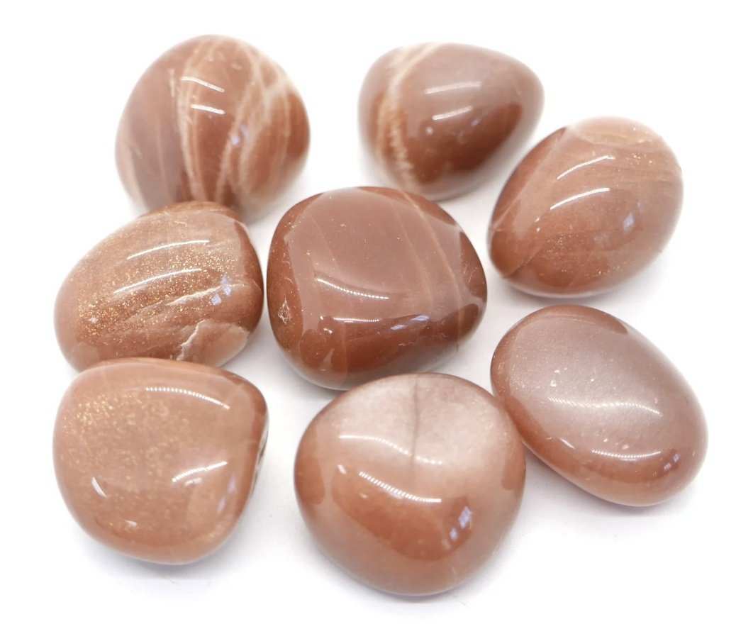 Peach Moonstone Tumbled Stone