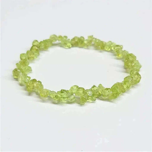 Peridot Chip Bracelet