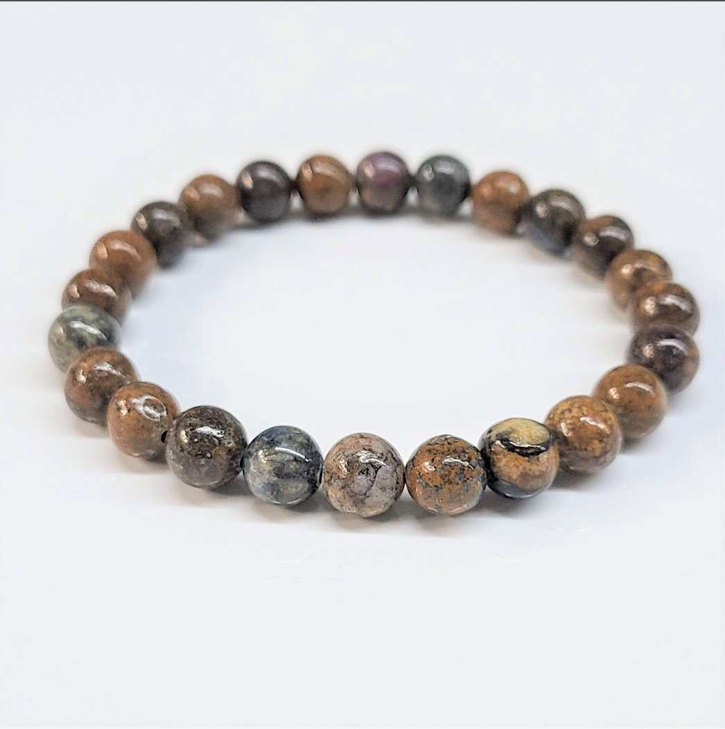 Pietersite Round Bead Bracelet - Strong Leadership