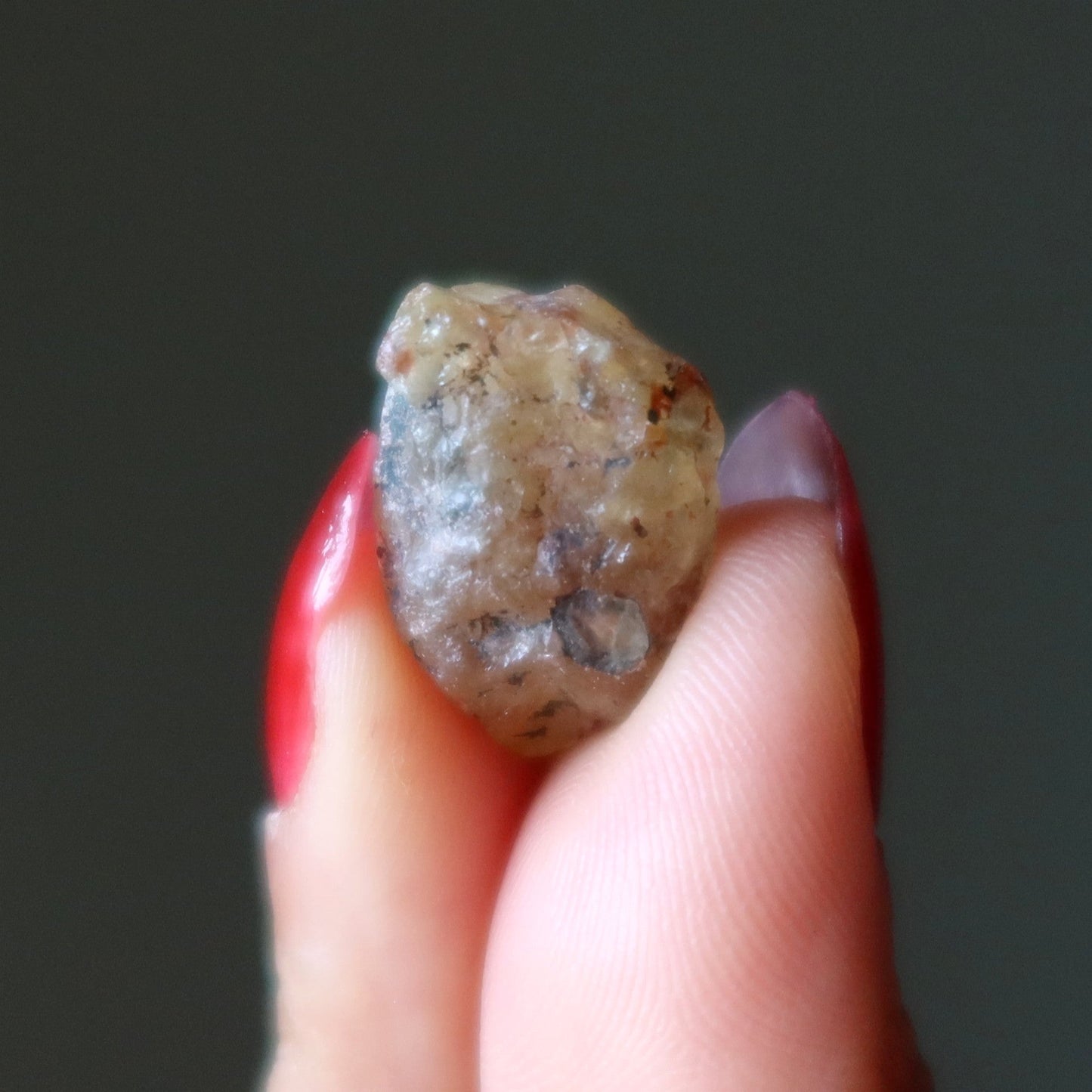 Prehnite Raw Crystal Green Love Myself Gemstone