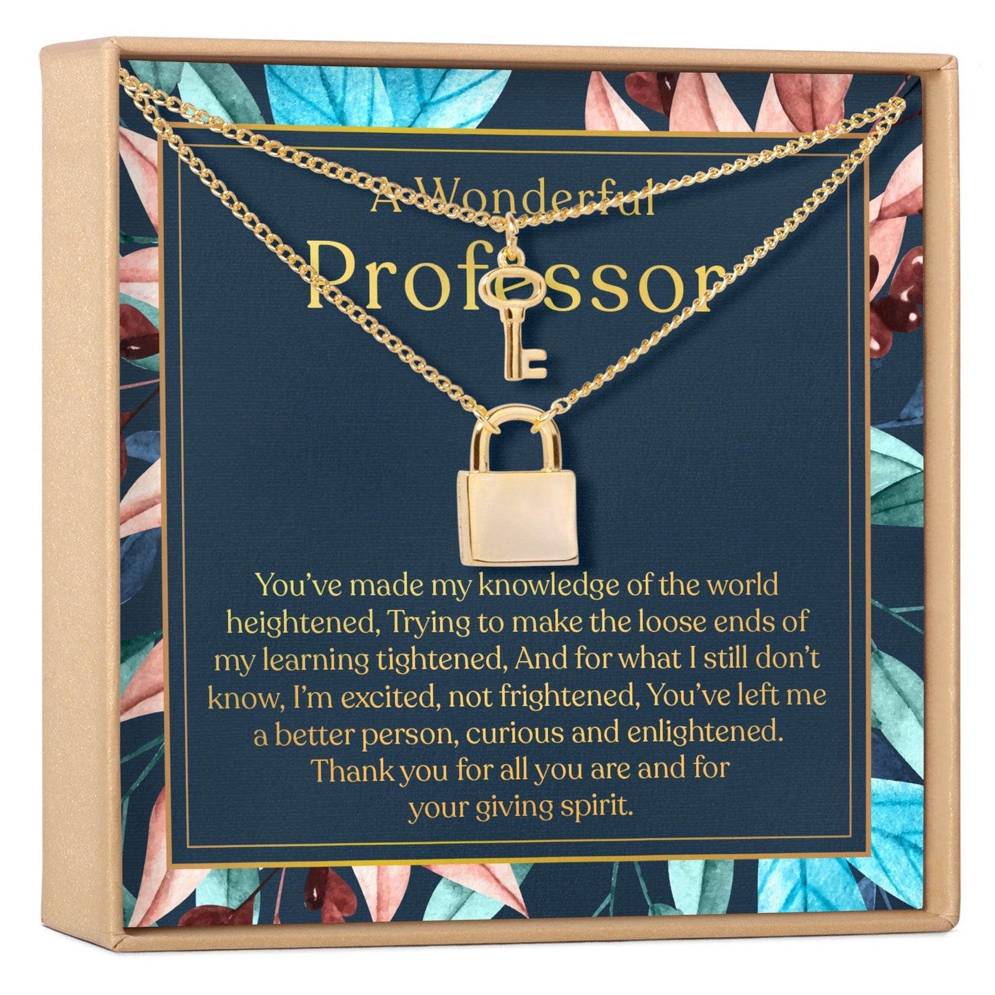 Professor Necklace, Multiple Styles Jewelry