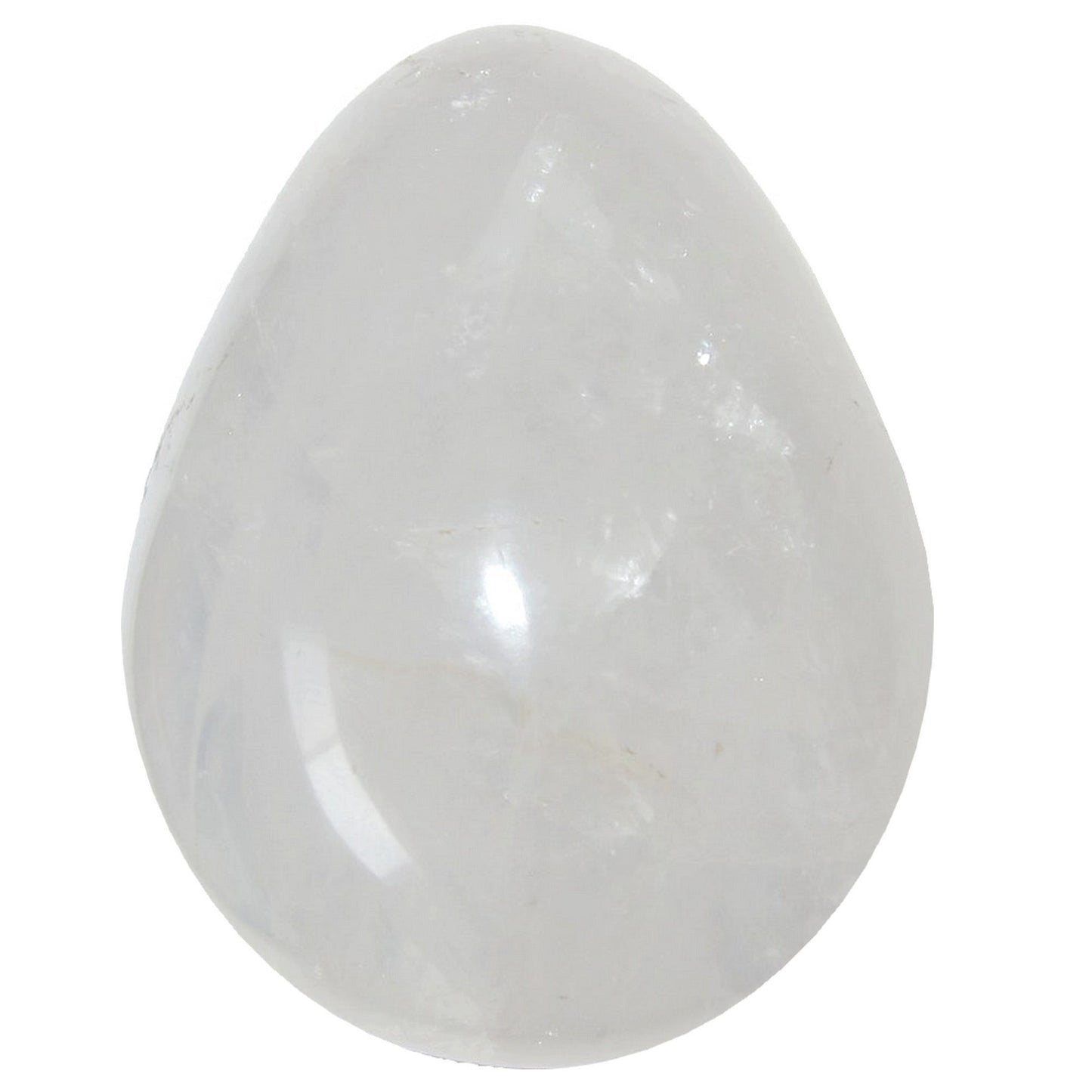Cloud Quartz Egg Wounded Warrior White Stone