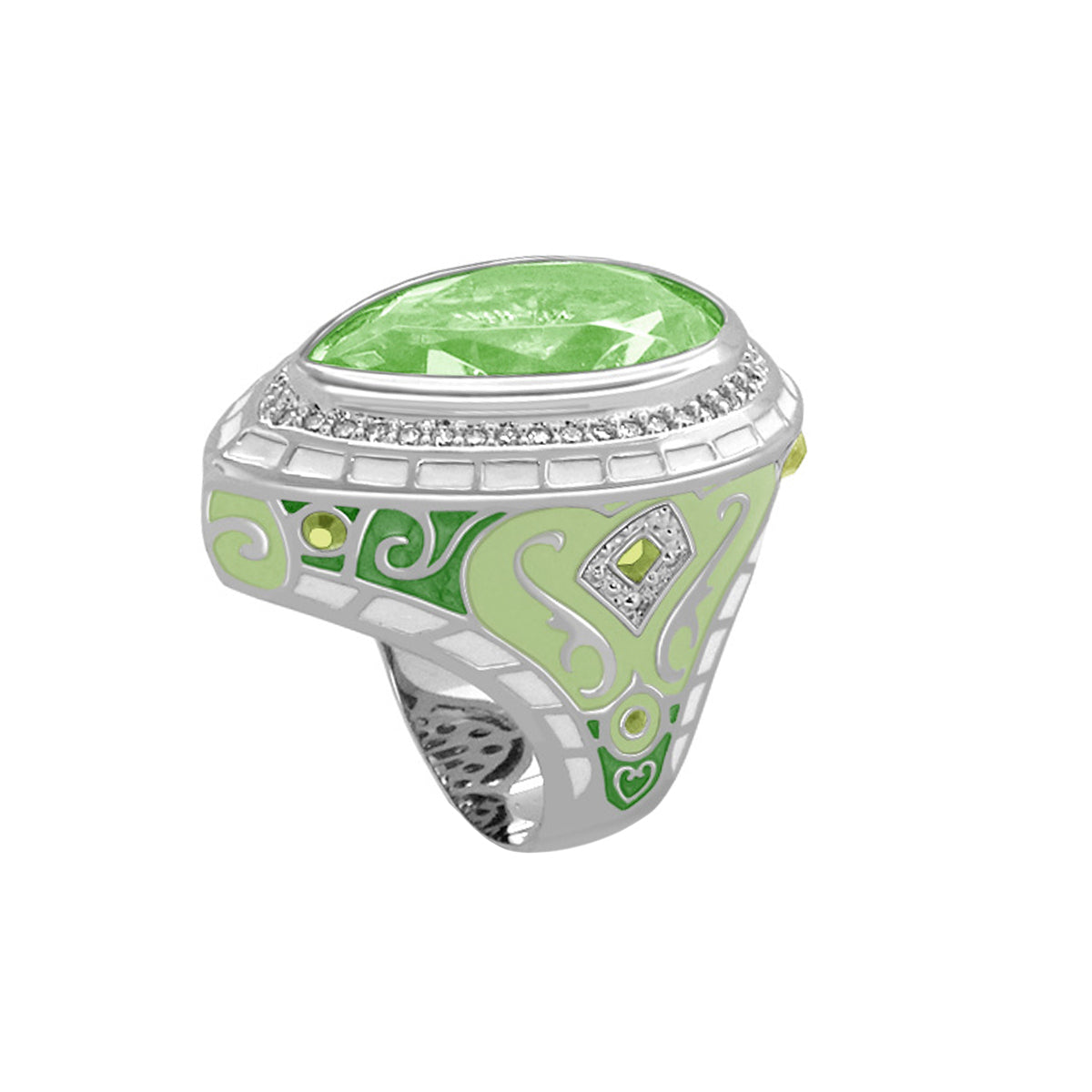 Elegant Drops Cocktail Ring