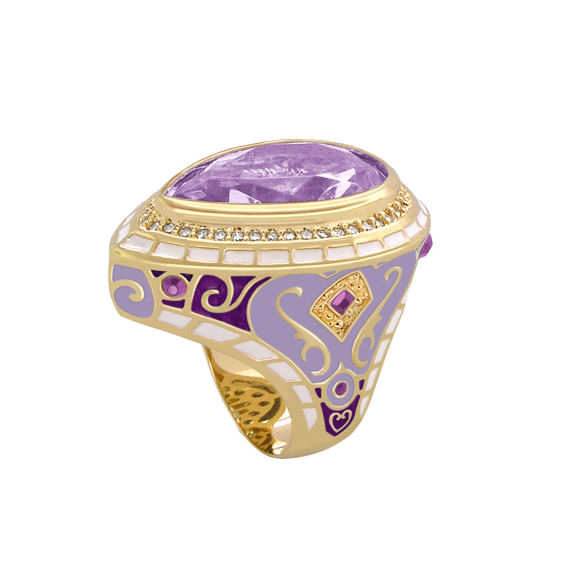 Elegant Drops Cocktail Ring