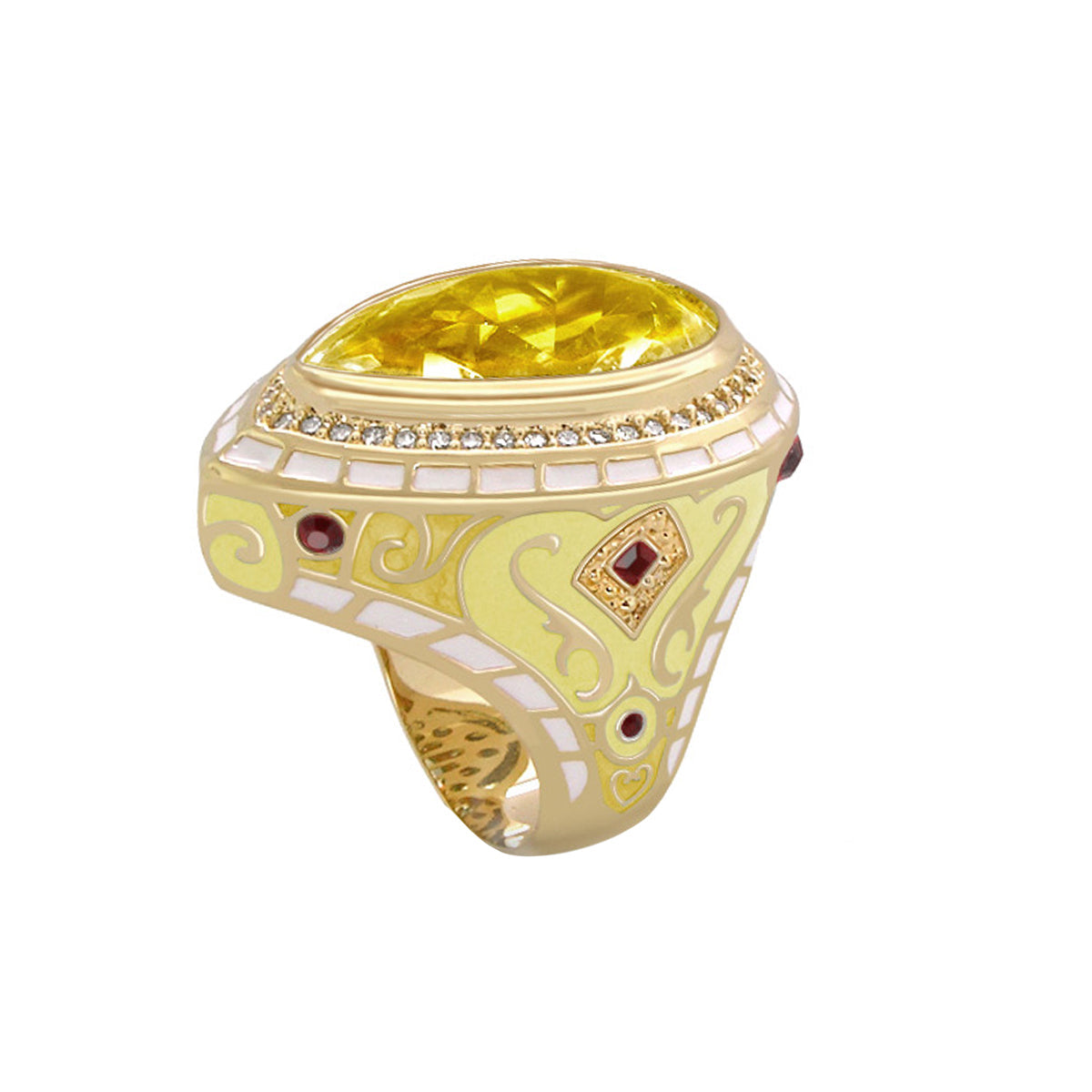 Elegant Drops Cocktail Ring