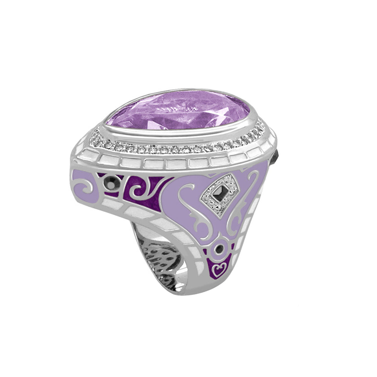 Elegant Drops Cocktail Ring