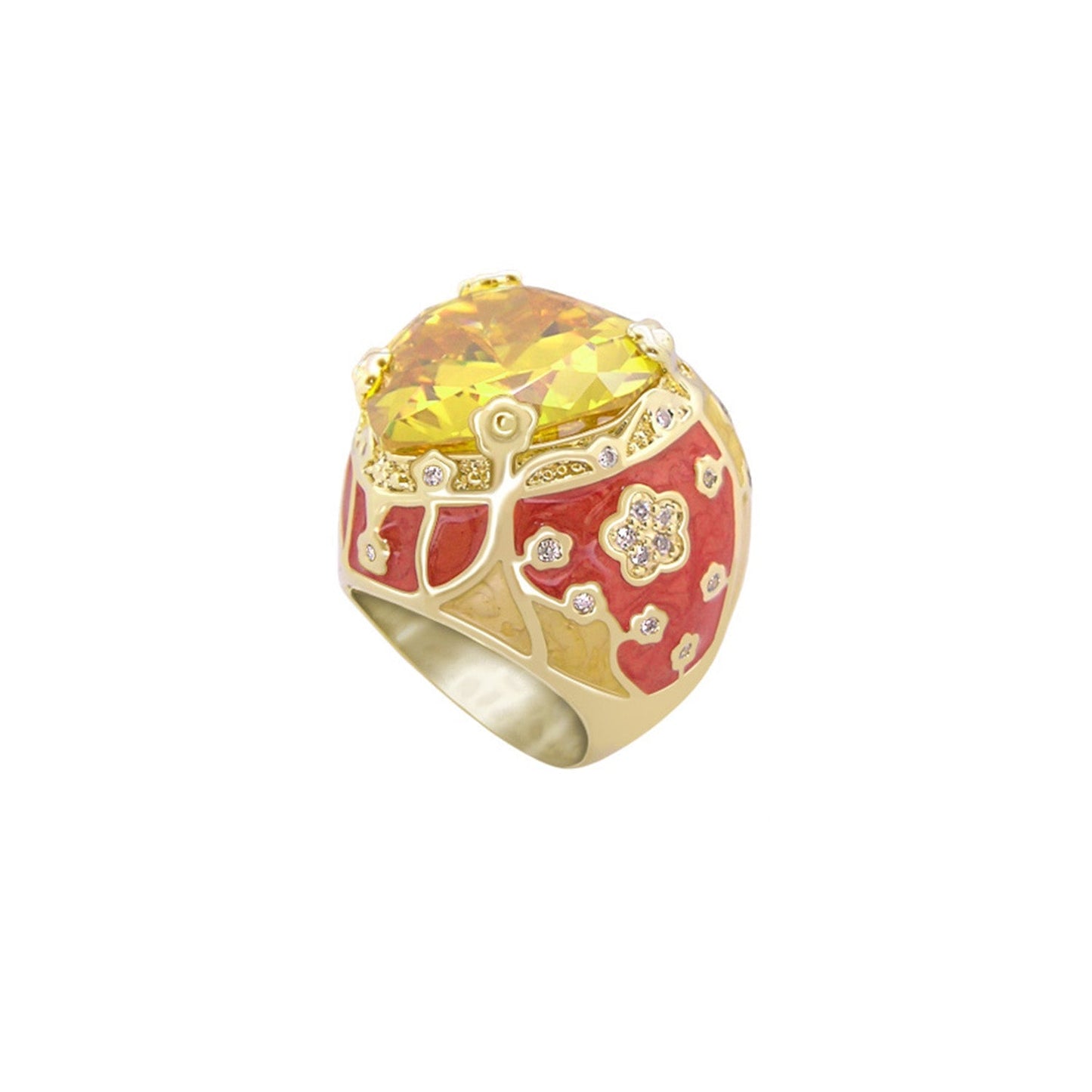 Flowering Vines Cocktail Ring