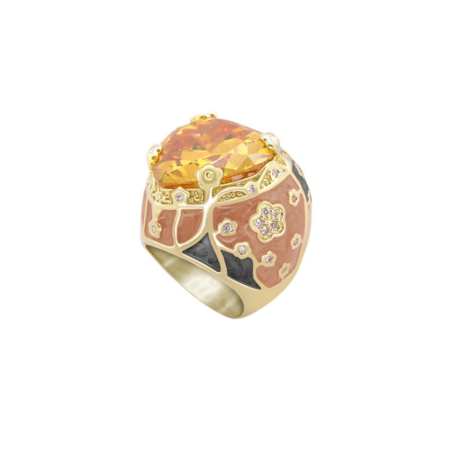 Flowering Vines Cocktail Ring