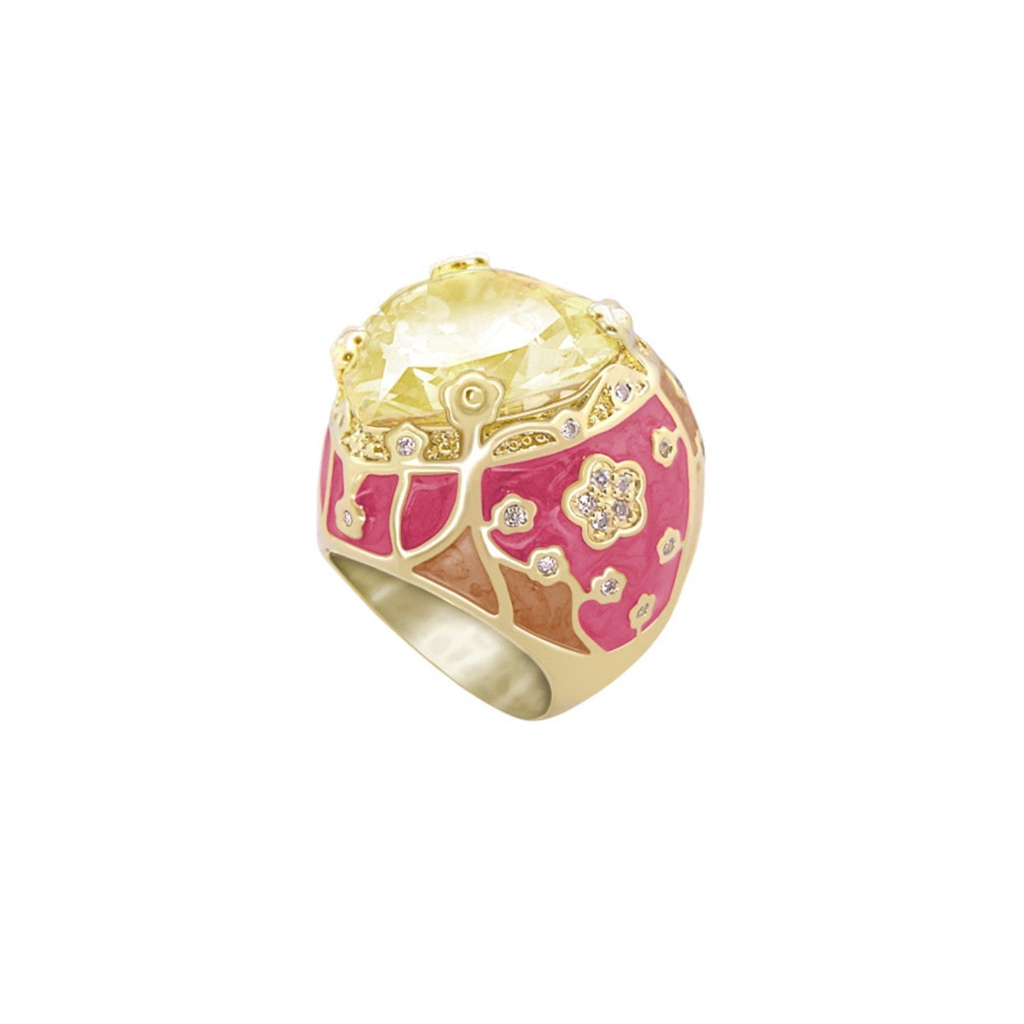 Flowering Vines Cocktail Ring
