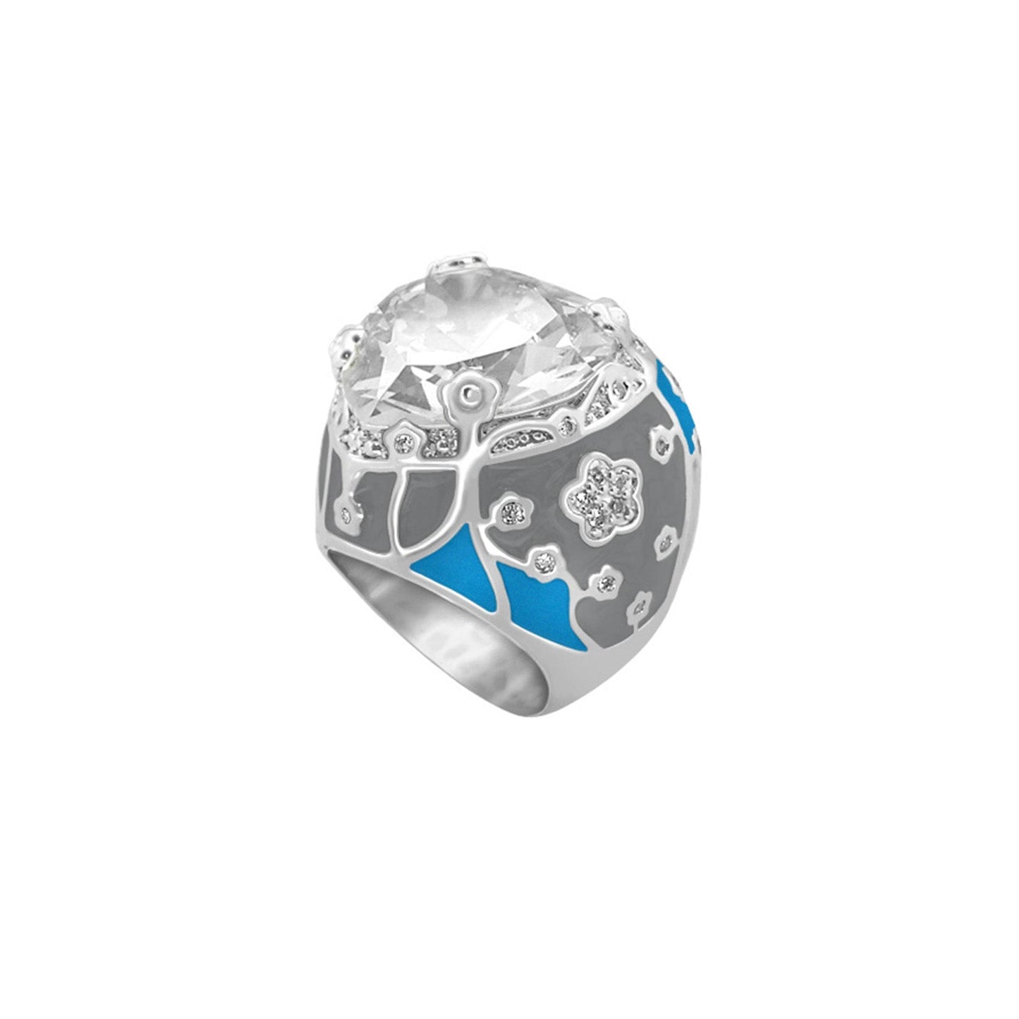Flowering Vines Cocktail Ring