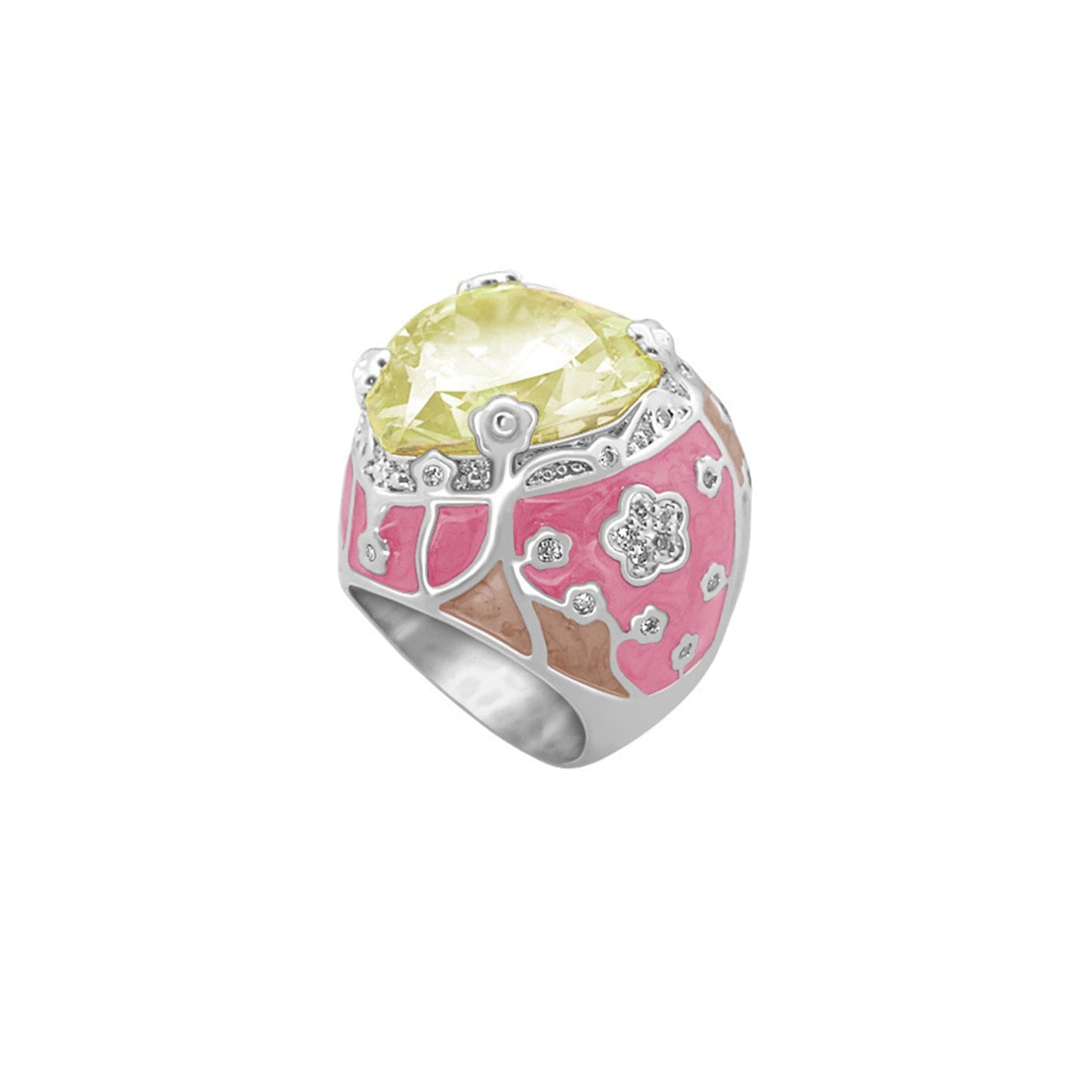 Flowering Vines Cocktail Ring