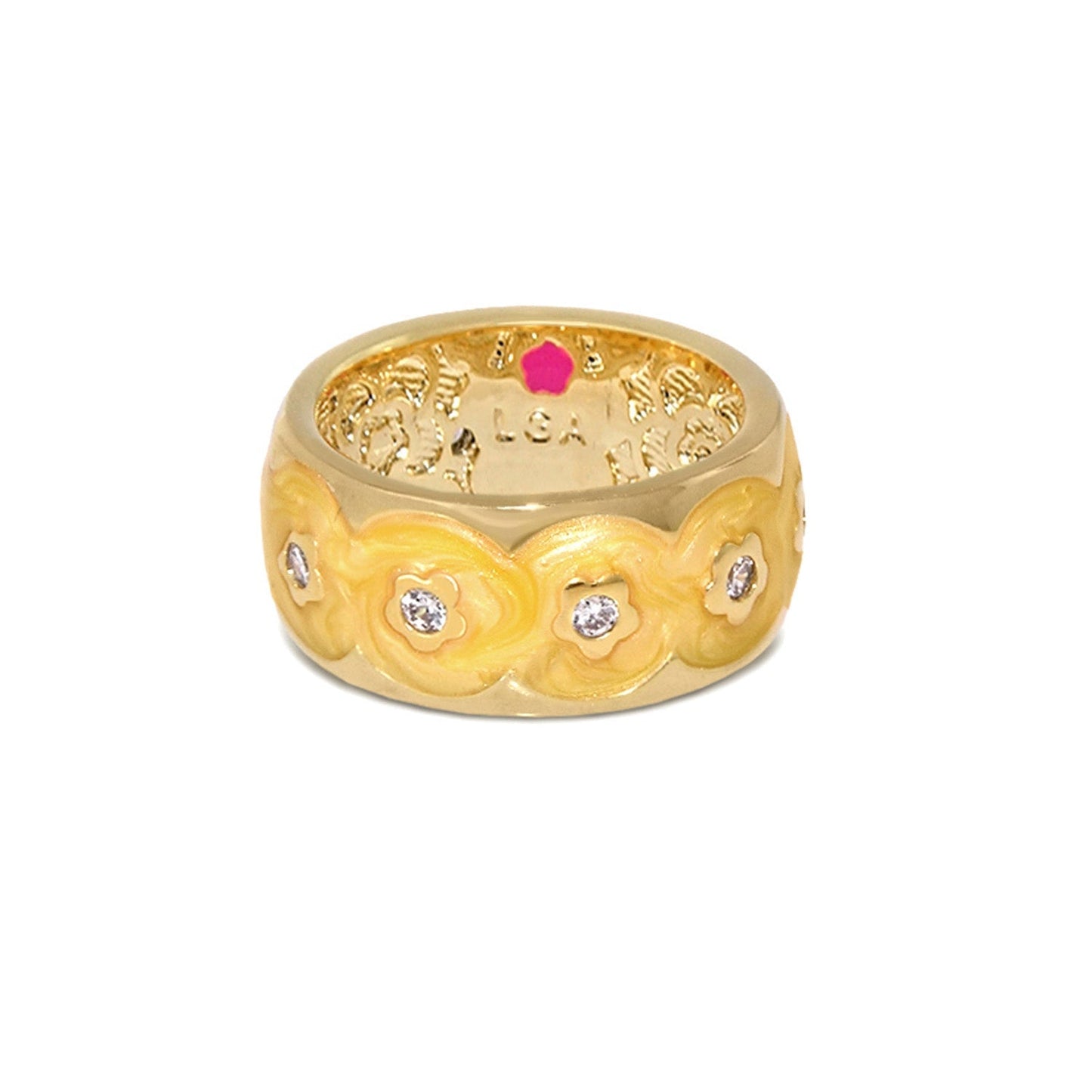 Flowering Vines Ring Band