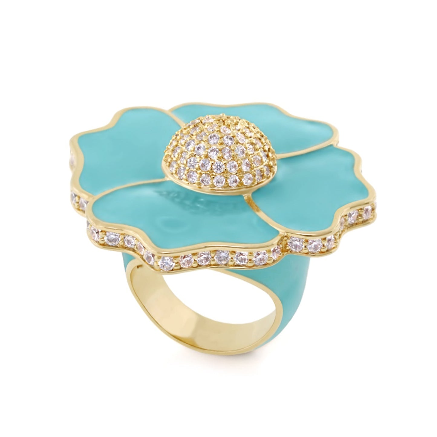 Poppy Love Cocktail Ring