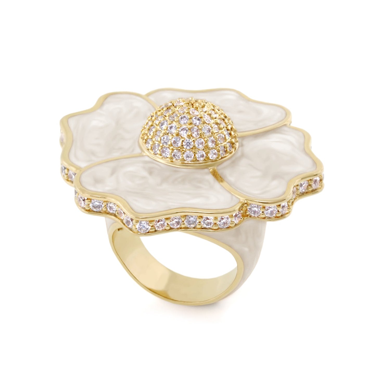 Poppy Love Cocktail Ring