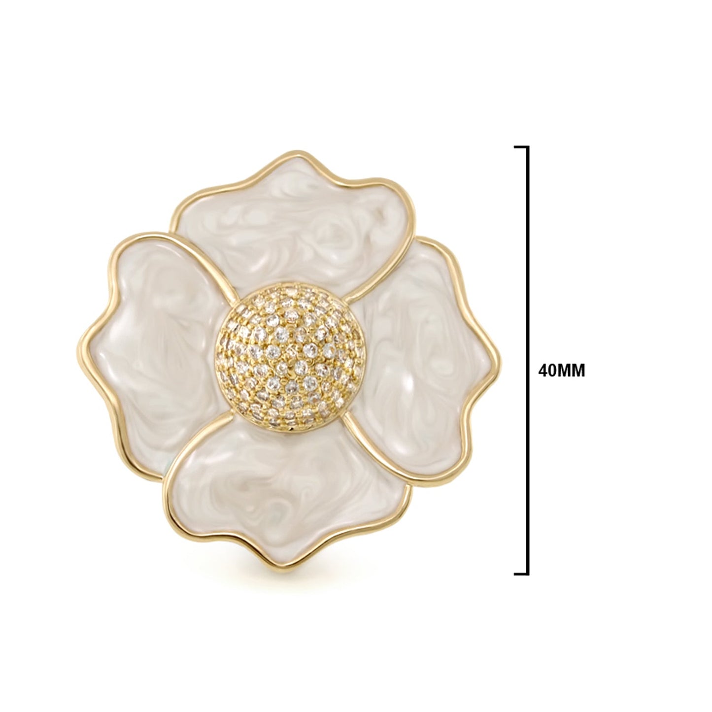 Poppy Love Cocktail Ring
