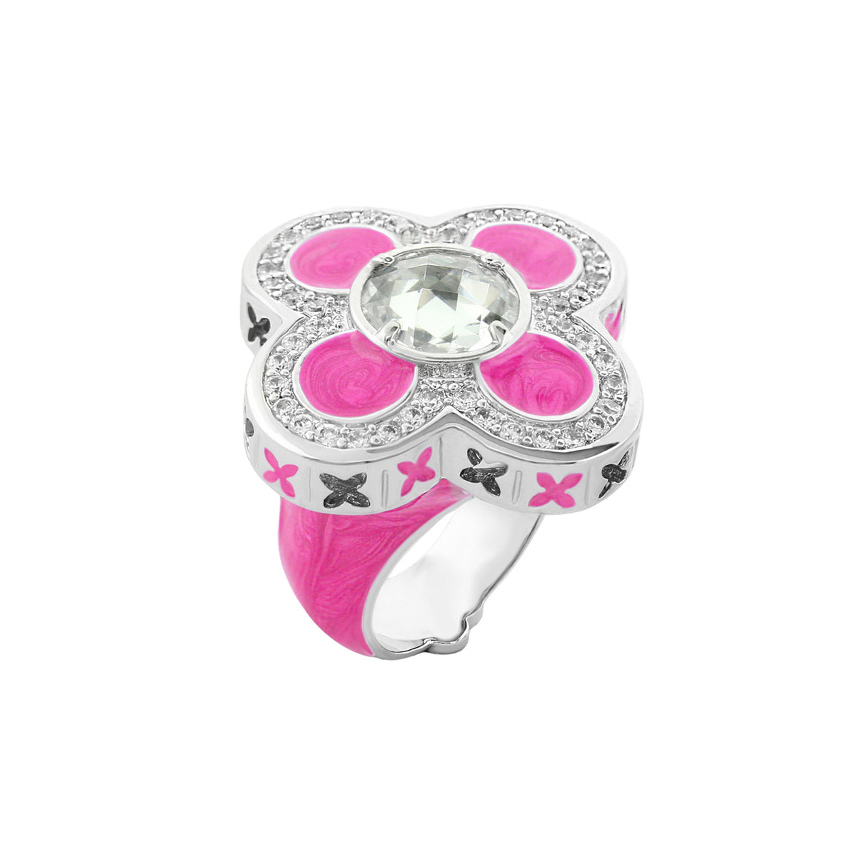Floral Knight Cocktail Ring