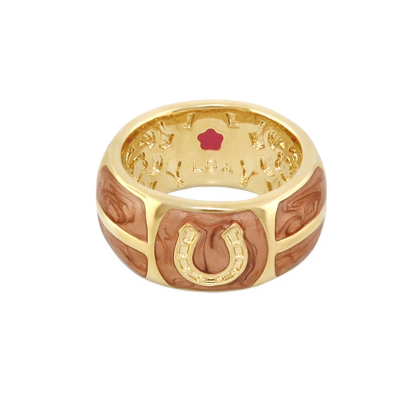 Equestrian Horseshoe Ring