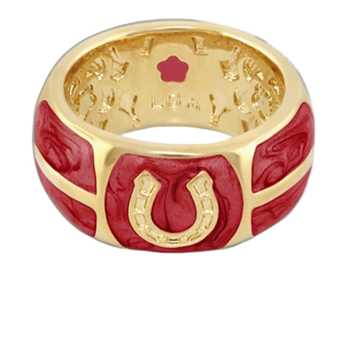 Equestrian Horseshoe Ring