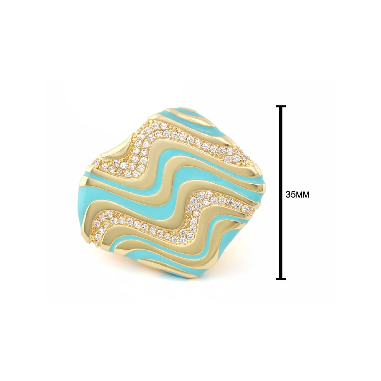 Moon Dust Cocktail Ring