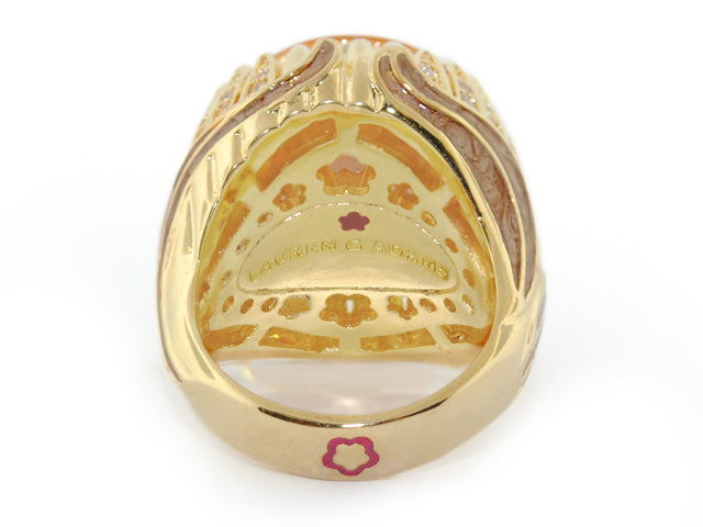 Flames of Glory Cocktail Ring