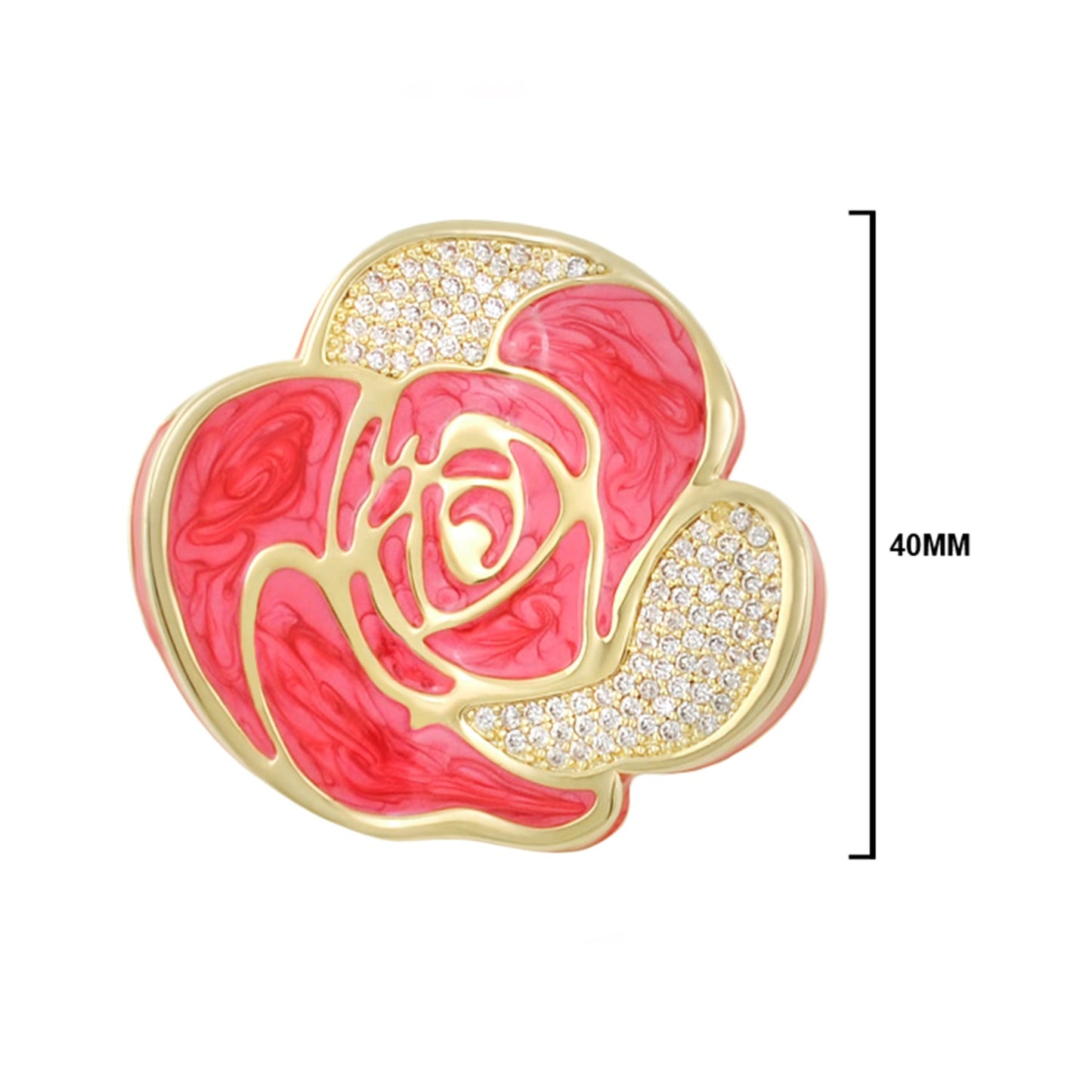 Rose Petal Cocktail Ring