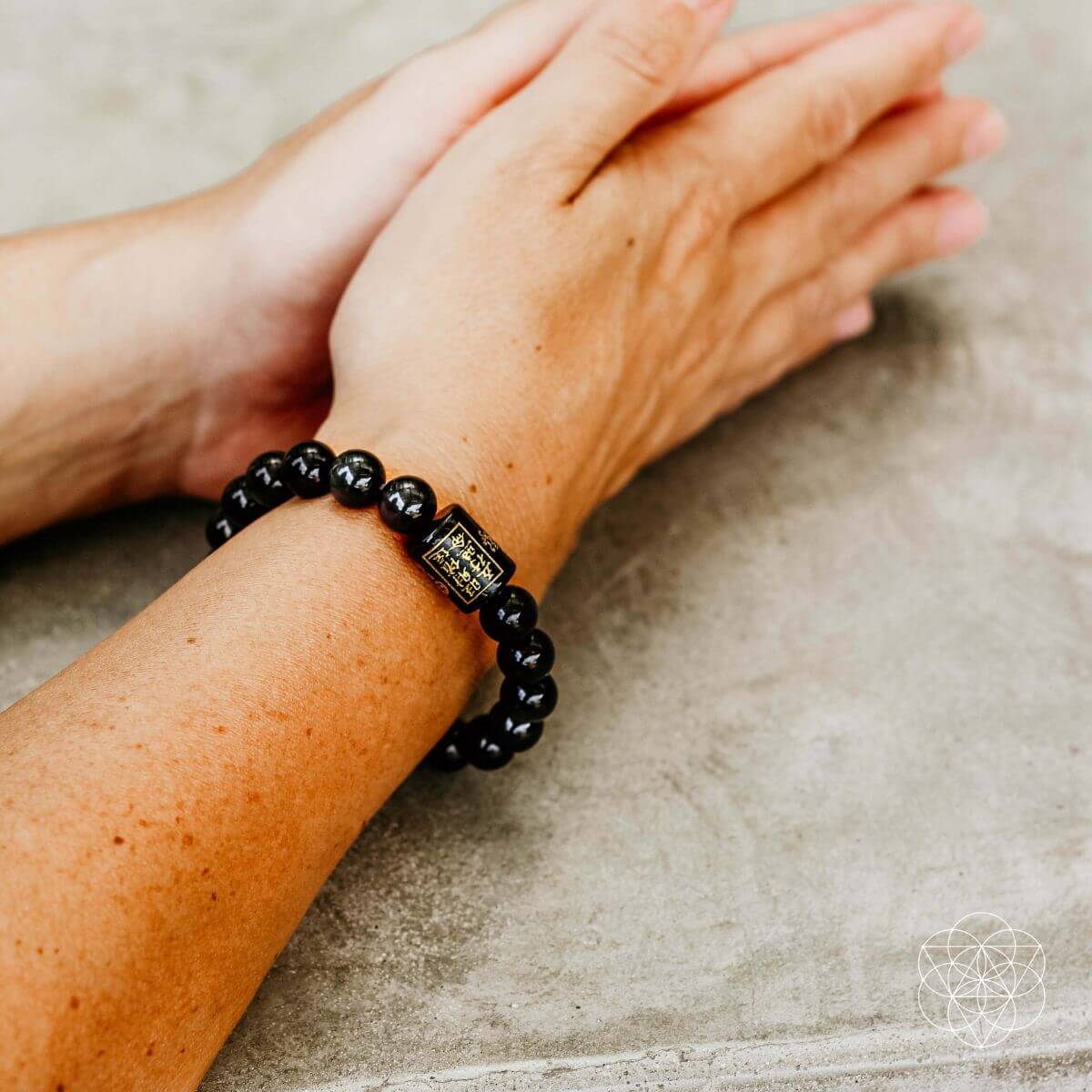 Rainbow Obsidian Protection Bracelet