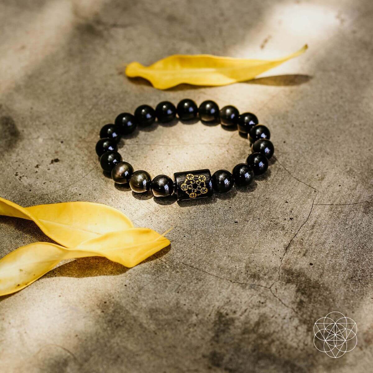 Rainbow Obsidian Protection Bracelet