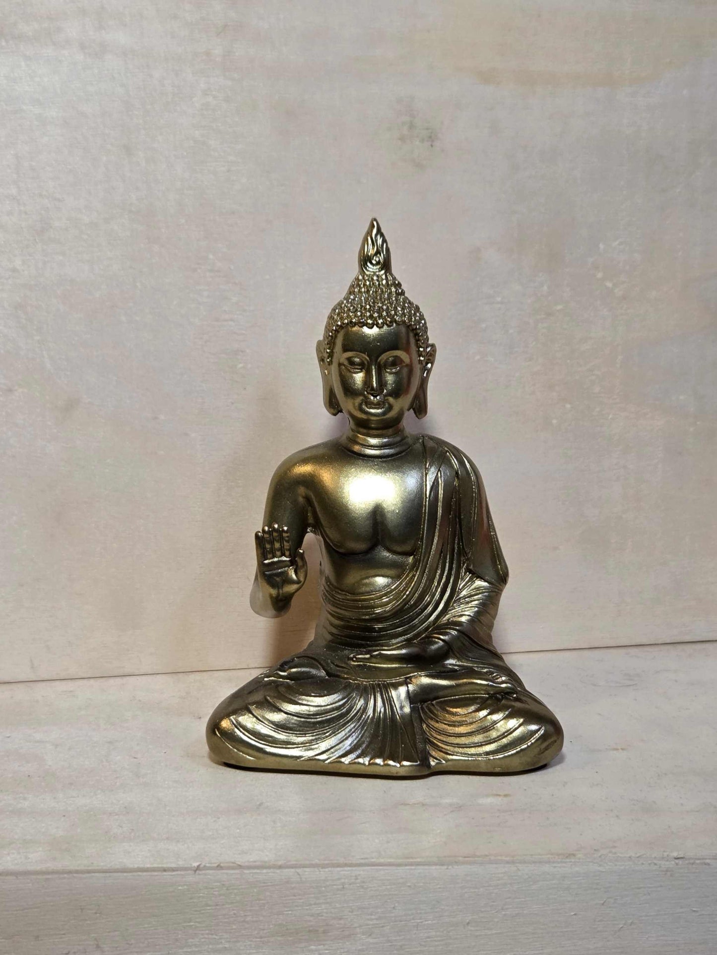 4 inch Golden Buddha - Abhaya Mudra