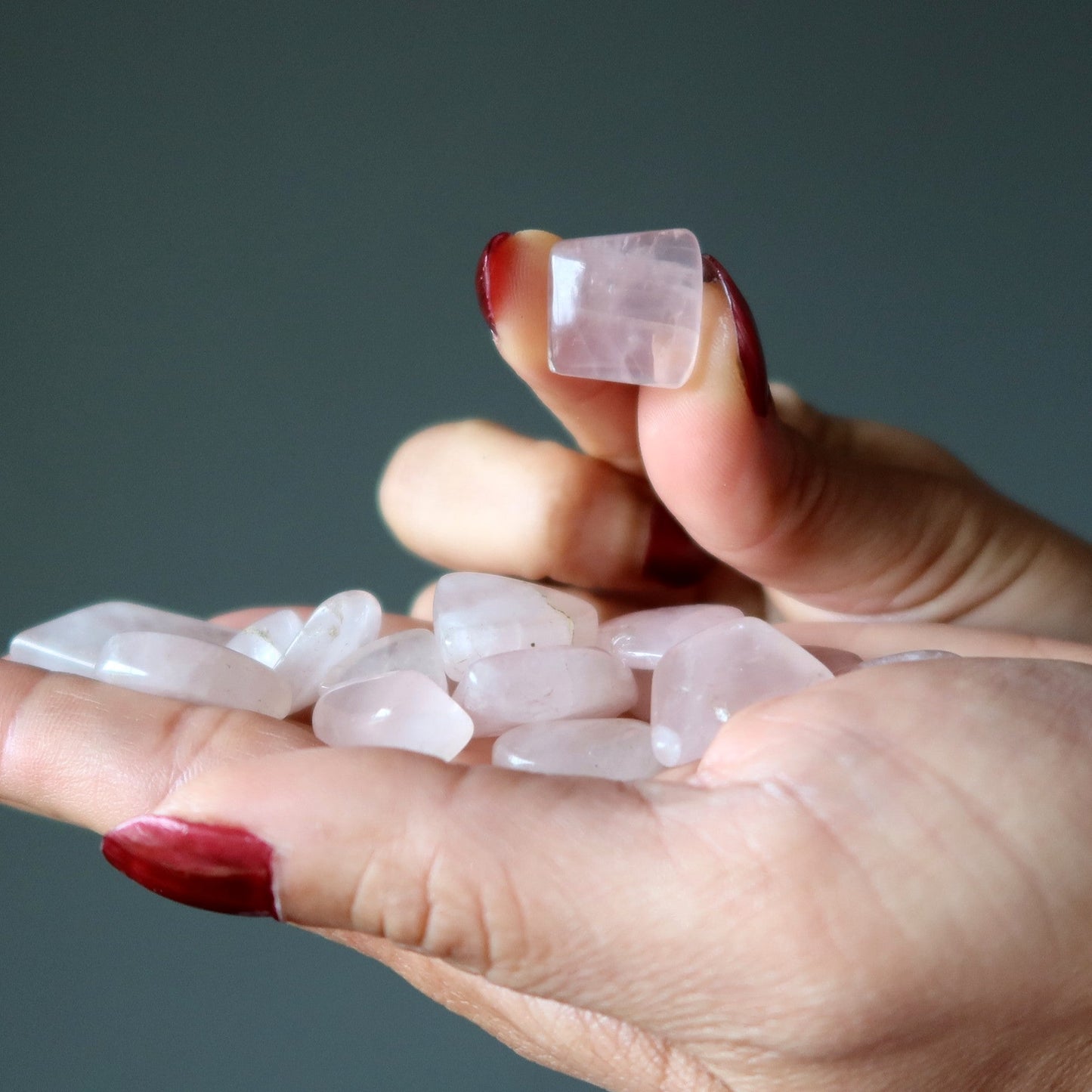 Rose Quartz Grid Crystal Bundle Love Mandala Set of 15